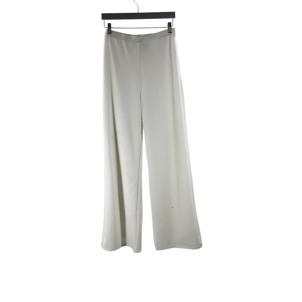 LULU'S SZ S Perfect Pick White Flat Front straight length pants NEW B36 *flaw